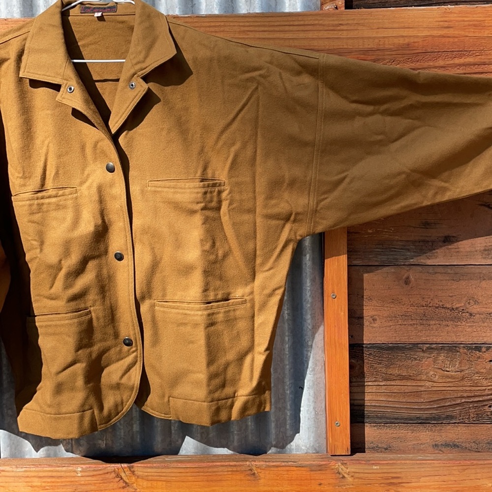 Vintage 90's E De Senneville Wool Snap Jacket - Picture 3 of 4